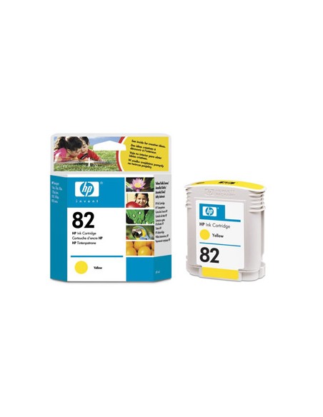 Tinteiro HP 82 Amarelo C4913A 69ml 4300 Pág.