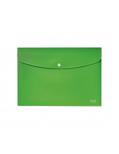 Bolsa Envelope A4 Fecho Botão Recycle Verde