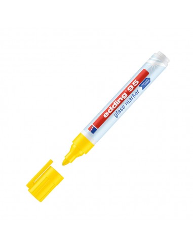 Marcador Quadros Vidro Edding 95 1,5-3mm Amarelo 1un