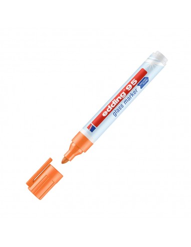 Marcador Quadros Vidro Edding 95 1,5-3mm Laranja 1un