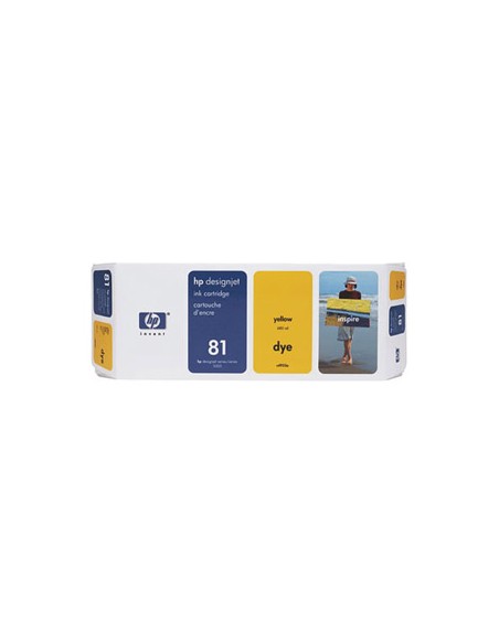 Tinteiro HP 81 Amarelo C4933A 680ml 1000 Pág.