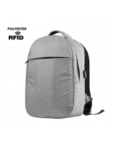 Mochila Portátil 15.0 Rigal RFID Cinza