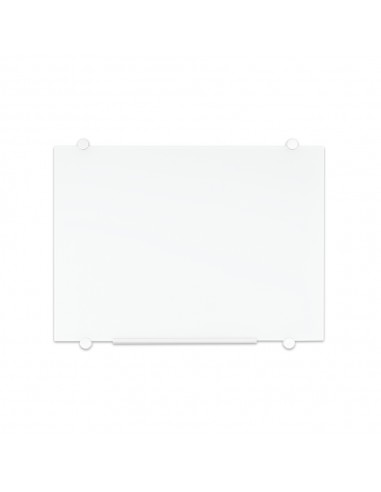 Quadro Vidro Magnético 120x90cm Flow Branco GL080106
