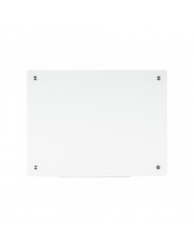 Quadro Vidro Magnético 120x90cm River Branco GL080107