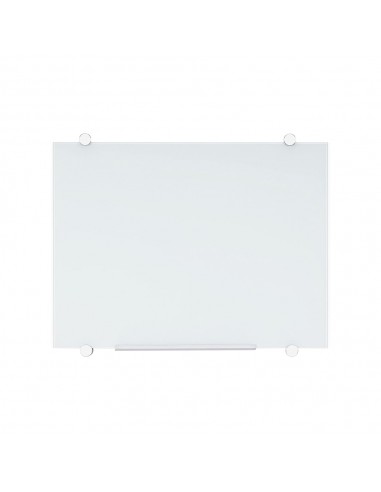 Quadro Vidro Magnético 150x120cm Flow Branco GL110106