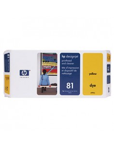 Cabeça Impressão + Kit Limpeza HP 81 Amarelo C4953A 13ml