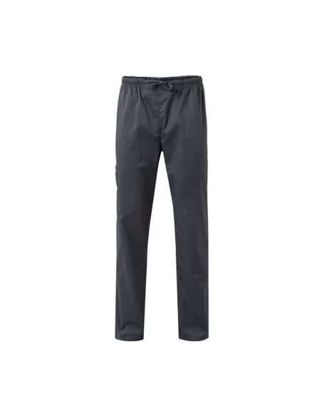 Calça Estilo Pijama Stretch Tamanho L Cinza Escuro