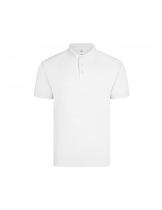 Polo Adulto Manga Curta CoolPass 160g Branco Tamanho L
