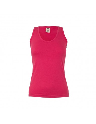 Top Alças Mulher 100% Algodão RingSpun 155g Fuchsia Tam.M