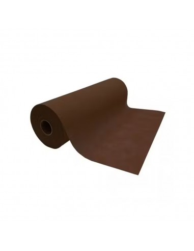 Rolo Toalhas Mesa Decor 0,40mx48m c/Pre-Corte 120cm Castanho