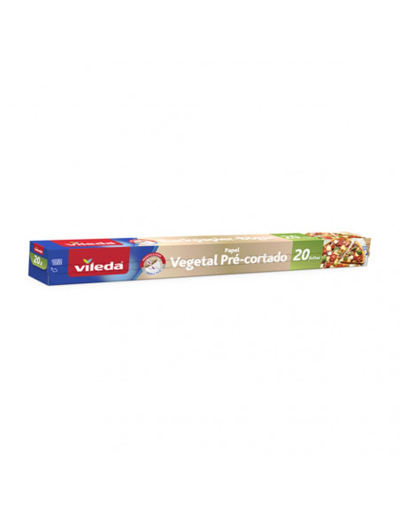 Papel Vegetal Alimentar Vileda 20 Folhas