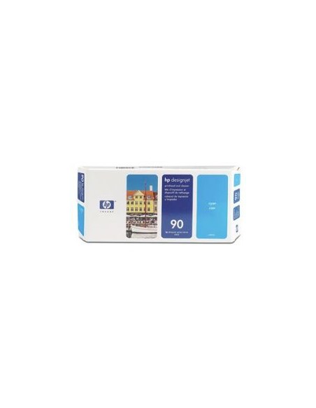 Cabeça Impressão + Kit Limpeza HP 90 Azul C5055A 400ml