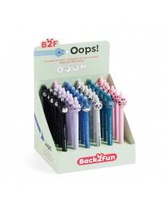 Esferográfica Apagável Oops Expositor 36un