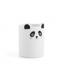 Porta Lápis Silicone Redondo Wildly Panda