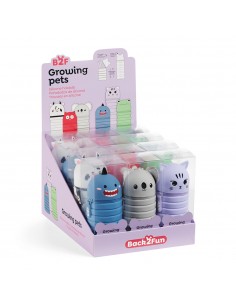 Estojo Silicone Extensível Growing Pets Expositor 12un