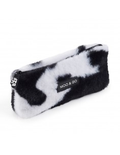 Estojo Peluche Moo/Go Preto