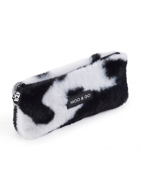 Estojo Peluche Moo/Go Preto