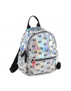 Mochila Infantil Mini Panda Holografica 5L