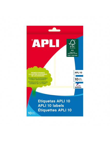 Etiquetas 053x100mm 10Fls Apli 1660 30un