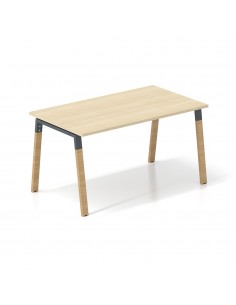 Secretária Mosso 1200x800x750 Cinza/Carvalho