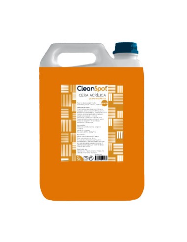 Cera Acrilica para Pavimentos Amarela CleanSpot 5L