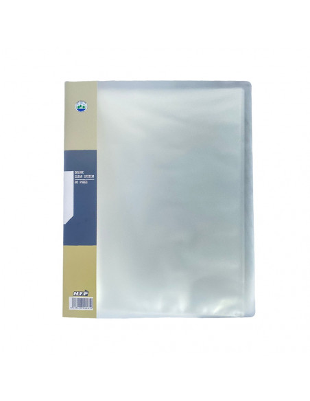 Pasta c/40 Bolsas 80 Páginas Catálogo Transparente