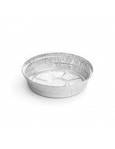 Embalagem Alimentar Alumínio 0950ml Redonda c/Tampa 100un