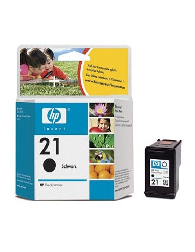 Tinteiro HP 21 Preto C9351AE 5ml 190 Pág.