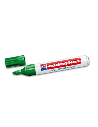 Marcador Permanente Grosso Edding Nº1 Verde 1un
