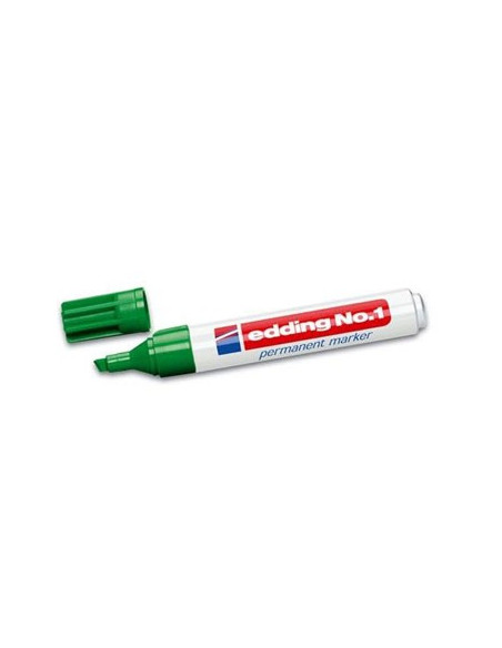 Marcador Permanente Grosso Edding Nº1 Verde 1un