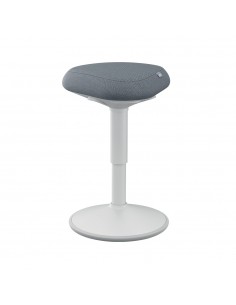 Banco Elevatório 47/64cm c/ Base Oscilante Cinza