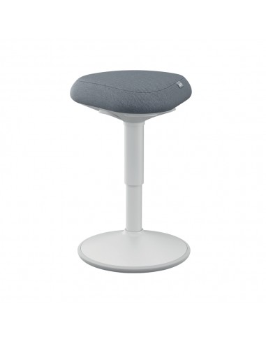 Banco Elevatório 47/64cm c/ Base Oscilante Cinza