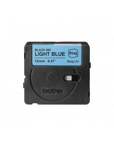 Fita Btagl31 12mmx4mts Azul Claro/Preto