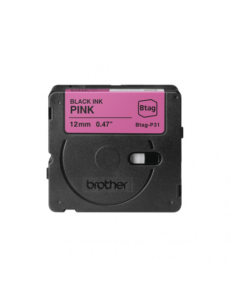 Fita Btagp31 12mmx4mts Rosa/Preto