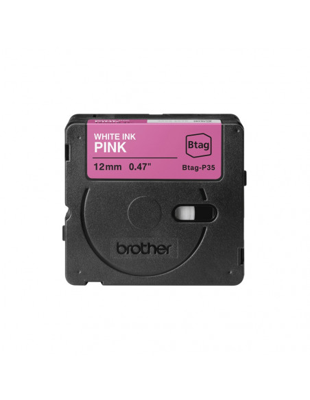 Fita Btagp35 12mmx4mts Rosa/Branco