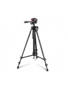 Tripé Star 153 3D para Câmara e Smartphone Preto