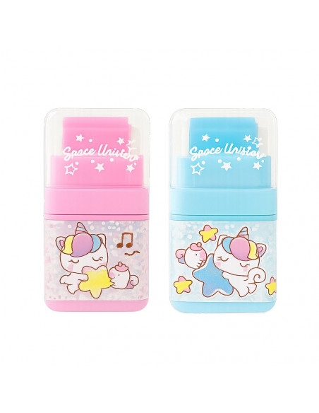 Borracha c/ Rolo Anti-Poeira Unicorns Sortido 1un