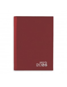 Agenda Diária 2026 Basic 140x200mm Vermelho