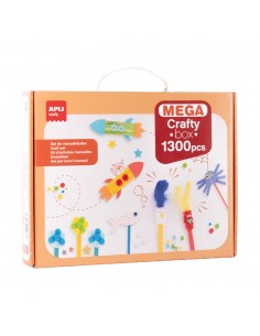 Kit Manualidades Mega Crafty Box 1300 Peças