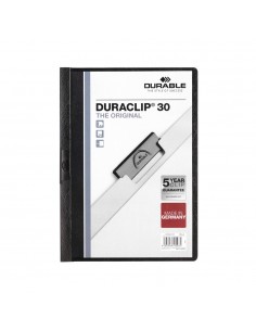 Classificador Clip Lateral Durable 2200 Preto