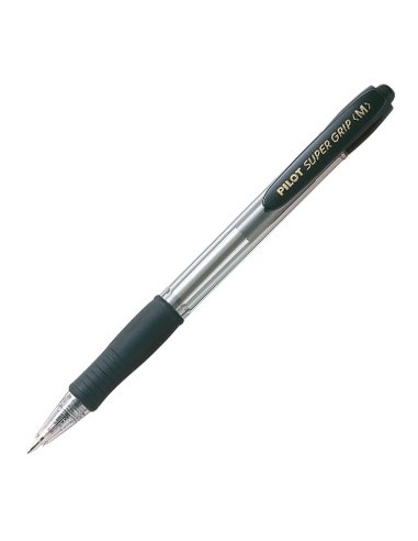 Esferográfica Pilot Super Grip M Retrátil Preto 1mm 1un
