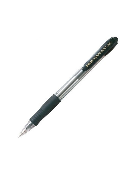 Esferográfica Pilot Super Grip M Retrátil Preto 1mm 1un