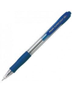 Esferográfica Pilot Super Grip M Retrátil Azul 1mm 1un