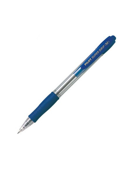 Esferográfica Pilot Super Grip M Retrátil Azul 1mm 1un