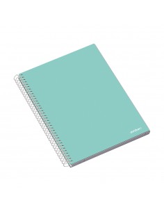 Caderno Espiral A4 Pautado Capa Dura Ambar School 70g 120Fls