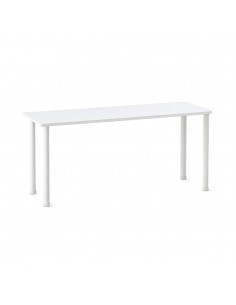 Secretária Individual Ballet 1400x800x720mm Cinza