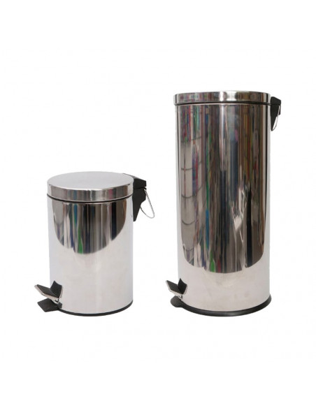 Contentor 05L+30L Metal Aço Inox Pedal Bundle
