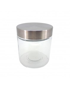 Frasco Vidro 700ml Tampa Metal