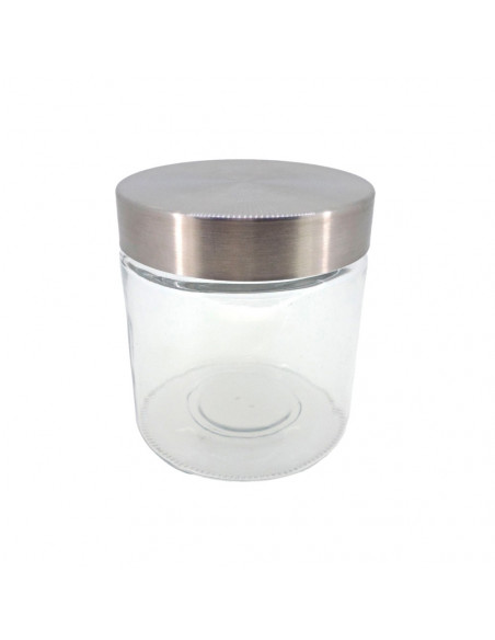 Frasco Vidro 700ml Tampa Metal