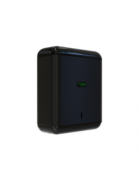 Dispensador Toalhas Mão Zig-Zag EcoLuxe Losdi Preto